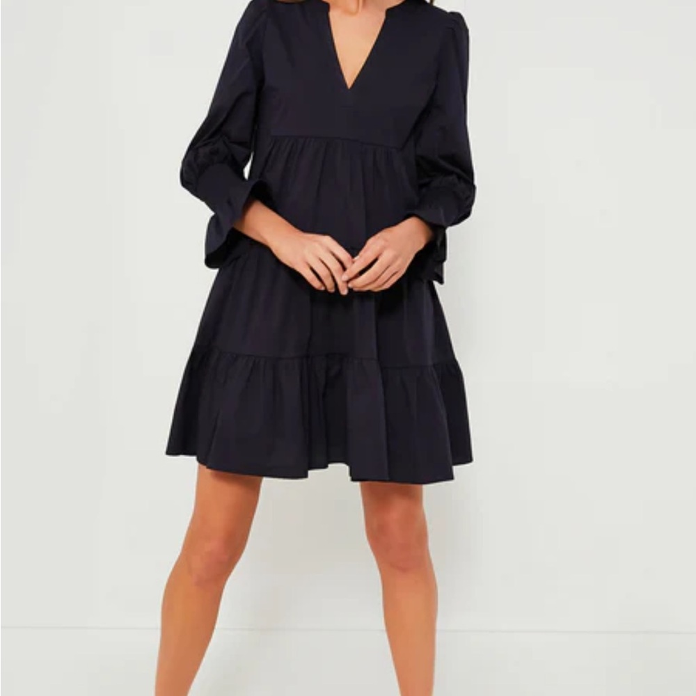 LIKE NEW navy cotton poplin kenzo Dress